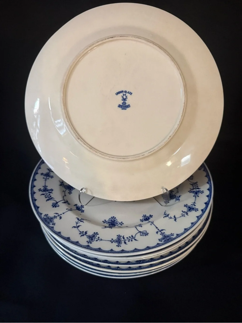 Marita Blue Delft - 8 Dinner Plates
